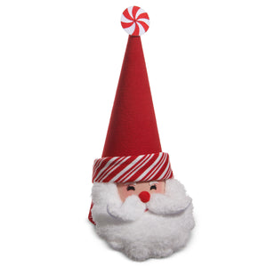 Peppermint Santa Christmas Tree Topper