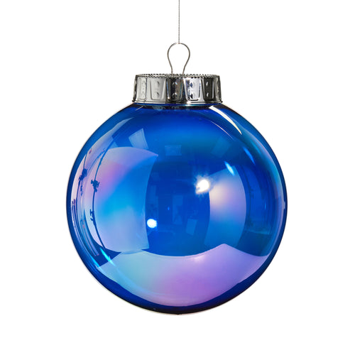 Sapphire Blue Seamless Iridescent Ball 20cm