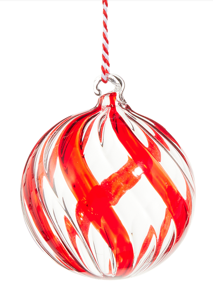 Peppermint Swirl Candy Hanging Ornament