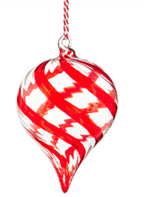 Load image into Gallery viewer, Peppermint Swirl Candy Hanging Ornament