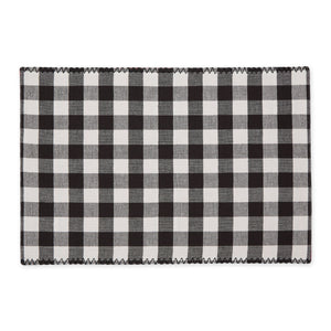 Sleigh Bells Plaid Embellished Placemat