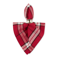 Load image into Gallery viewer, Sleigh Bells Plaid Napkin