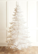 Load image into Gallery viewer, White Tinsel Lighted Christmas Tree 2.8m