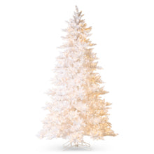 Load image into Gallery viewer, White Tinsel Lighted Christmas Tree 2.8m