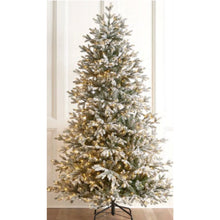 Load image into Gallery viewer, Snowy Nordic Fir Christmas Tree with Brilliant Color Change LED Lights 2.8m