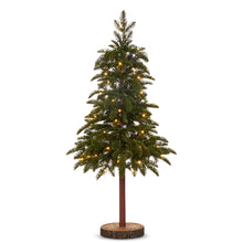 Load image into Gallery viewer, Pre-Lit Fir Tree on Stand - 110cm