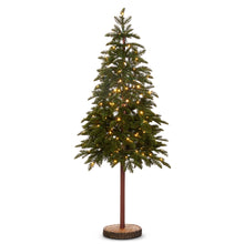 Load image into Gallery viewer, Pre-Lit Fir Tree on Stand - 140cm