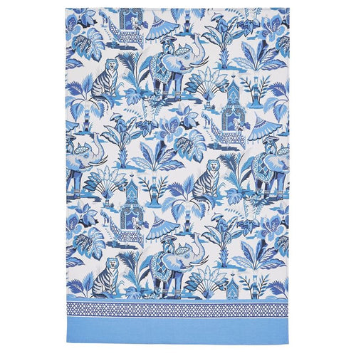 Ulster Weavers Recycled Cotton Tea Towel - India Blue