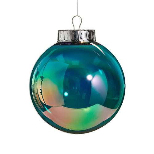 Teal Seamless Iridescent Ball 20cm