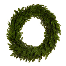 Load image into Gallery viewer, Bright Green Cedar Wreath EXTRA LARGE