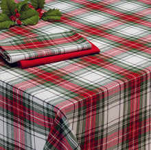 Load image into Gallery viewer, Xmas Plaid 1,8m ROUND Tablecloth