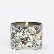 Load image into Gallery viewer, Silver Spruce Tin Candle