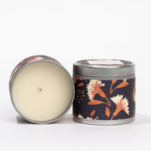 Load image into Gallery viewer, Saffron &amp; Silk Tin Candle