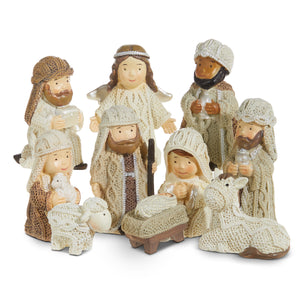 Mini Knitted Nativity Set