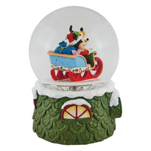 Load image into Gallery viewer, Mickey &amp; PlutoLaughing All the Way Snowglobe