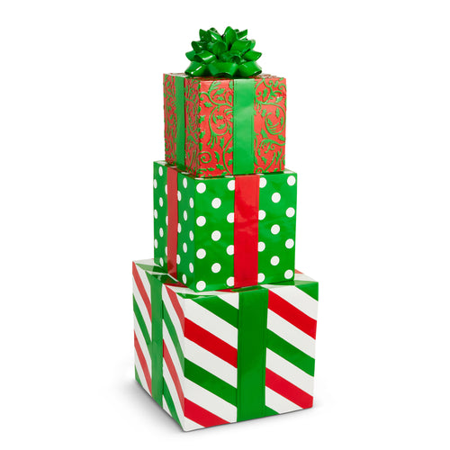 Large Indoor Outdoor Stacked Gifts