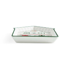 Load image into Gallery viewer, Spode Christmas Tree Village Green Tidbit Tray
