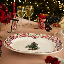 Load image into Gallery viewer, Spode Christmas Tree Yuletide Rectangular Dish