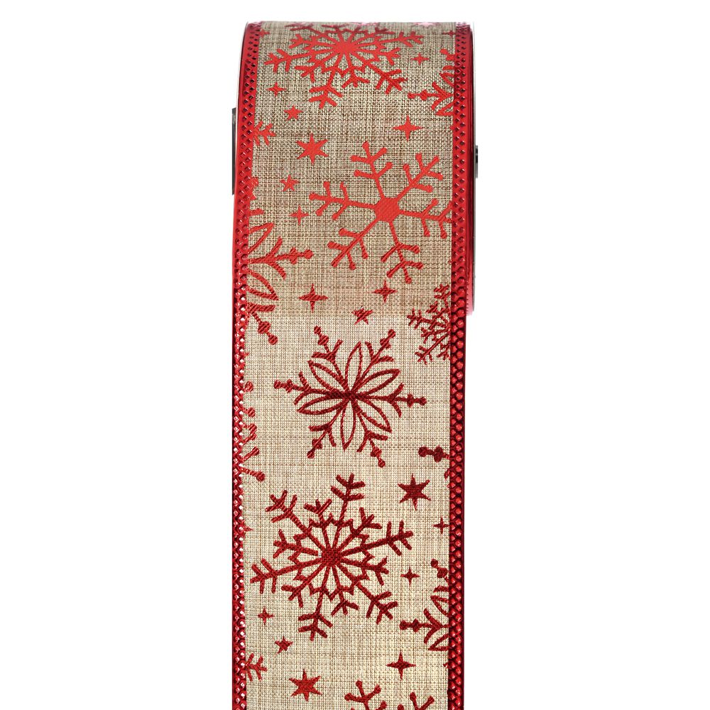 RED SNOWFLAKE RIBBON – Nicholas and Co