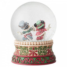 Load image into Gallery viewer, Victorian Mickey and Minnie Mouse Snow Globe