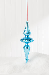 Blue Finial Ornament