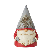 Load image into Gallery viewer, Grey Floral Hat Gnome