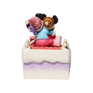 Mickey and Minnie Sledding