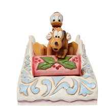 Load image into Gallery viewer, Donald and Pluto Sledding