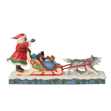 Load image into Gallery viewer, Santa Dog Sledding