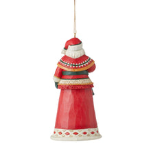 Load image into Gallery viewer, Lapland Santa With Pipe Hanging Ornament