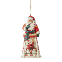 Load image into Gallery viewer, Lapland Santa With Pipe Hanging Ornament